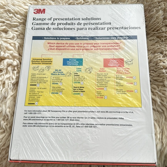 🆕 3M Transparency Film for Copiers 120 Sheets PP2500 - Picture 2 of 3